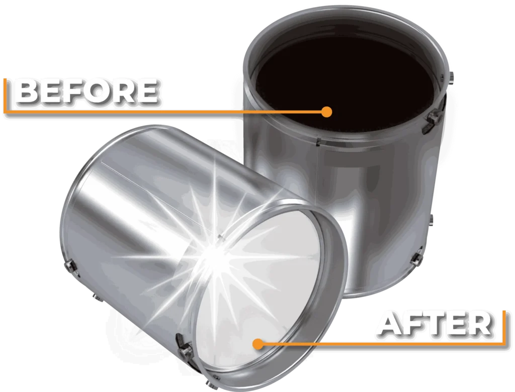 DPF cleaning machines in action